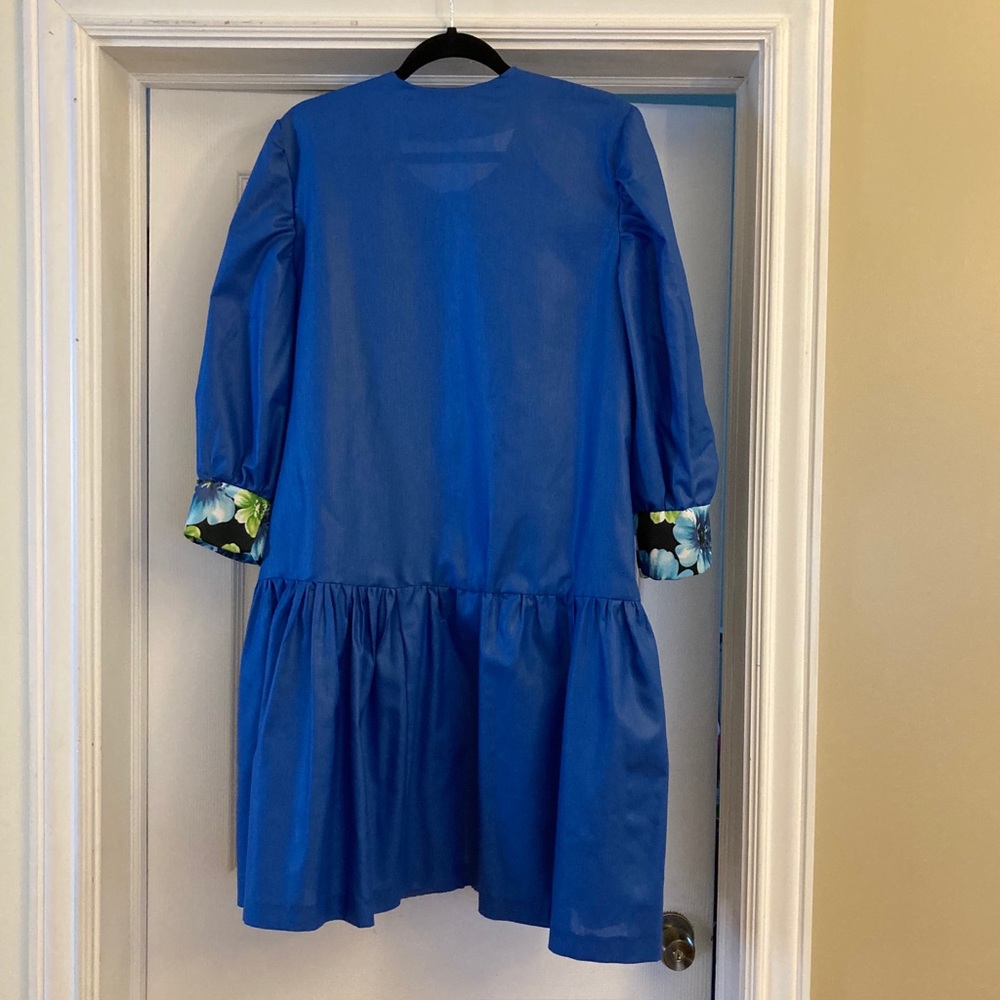 Button Front Ruffe Hem Dress NWT - Picture 11 of 13
